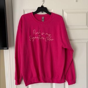 Signature color sweatshirt